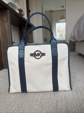 MK canvas tote